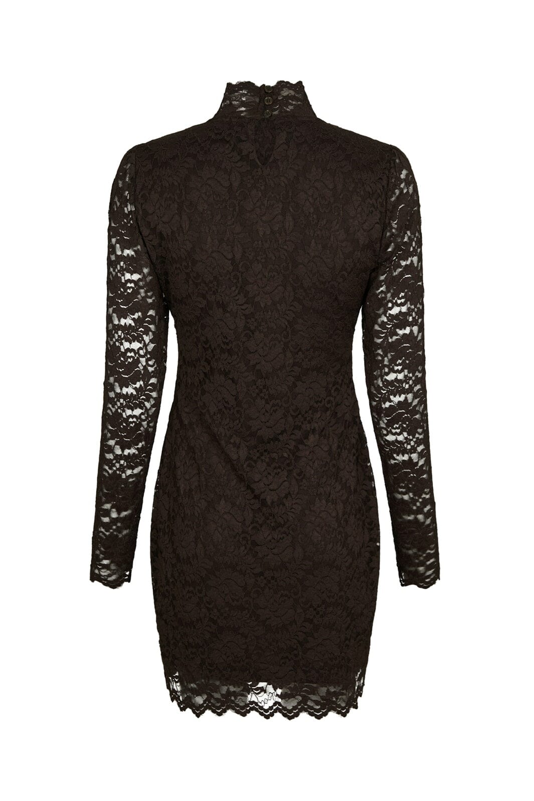 Neo Noir - Lizette Laceflower Dress 166638 - 584 - Chocolate Brown