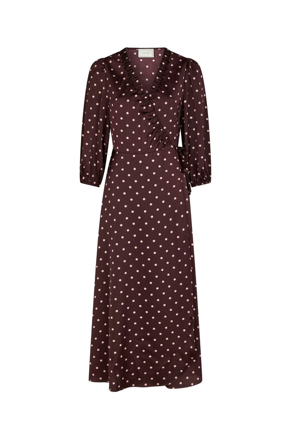 Neo Noir - Malinga Dot Dress 165909 - 682 - Wine