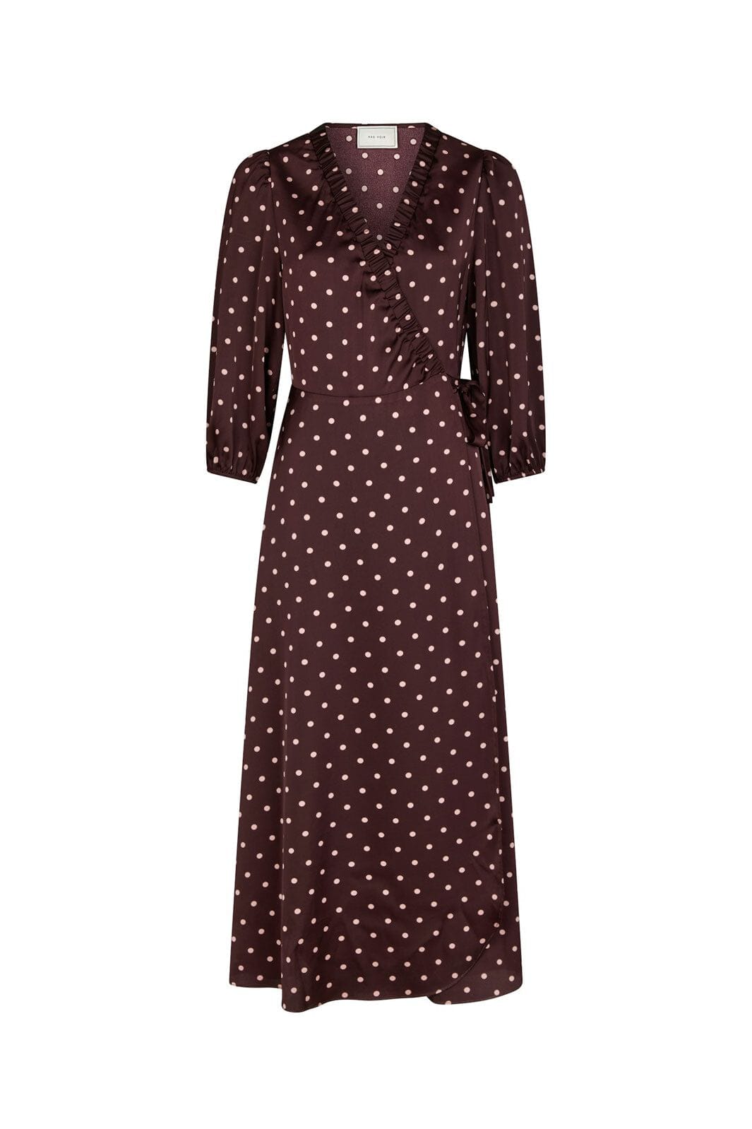 Neo Noir - Malinga Dot Dress 165909 - 682 - Wine
