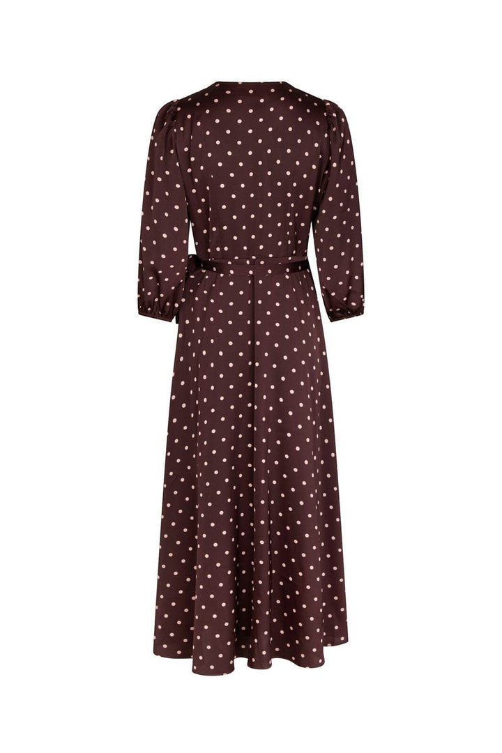 Neo Noir - Malinga Dot Dress 165909 - 682 - Wine
