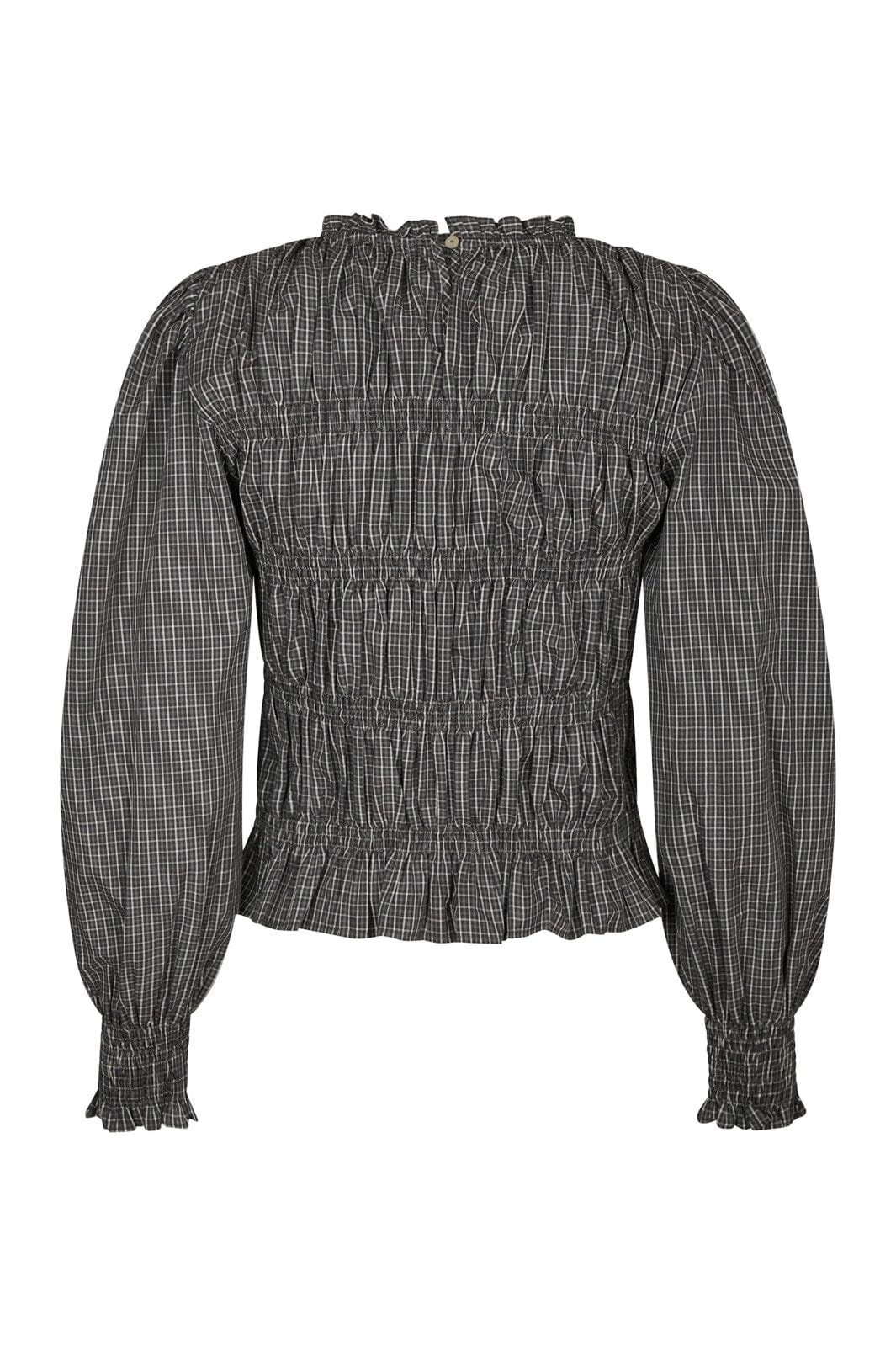 Neo Noir - Marcia Check Blouse 166893 - 132 - Antracit