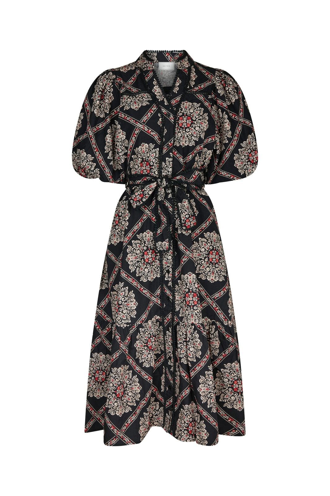 Neo Noir - Margarita Pure Boho Dress 166783 - 100 - Black