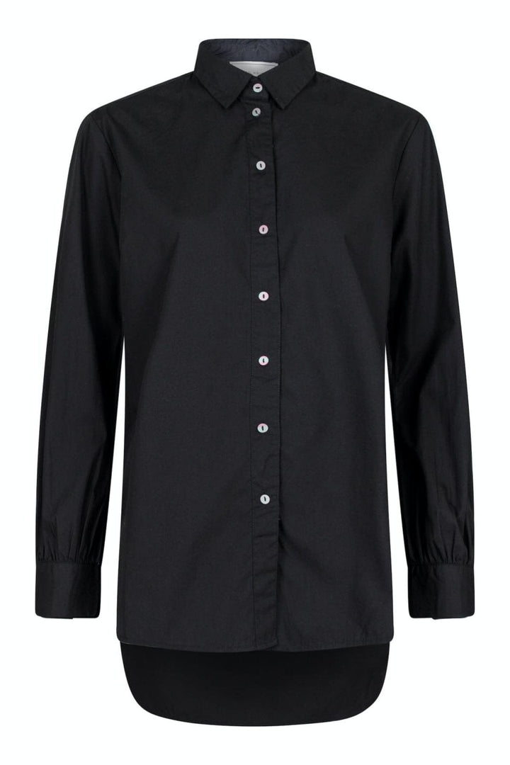 Neo Noir - Margit C Poplin Shirt - Black