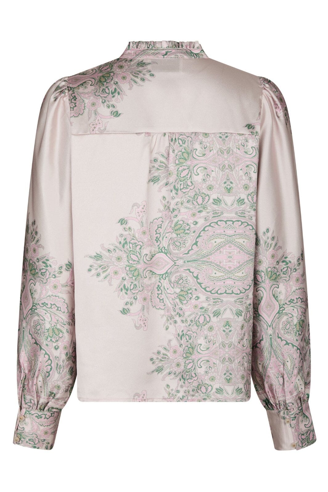 Neo Noir - Massima Paisley Border Blouse 160960 - 165 - Rose