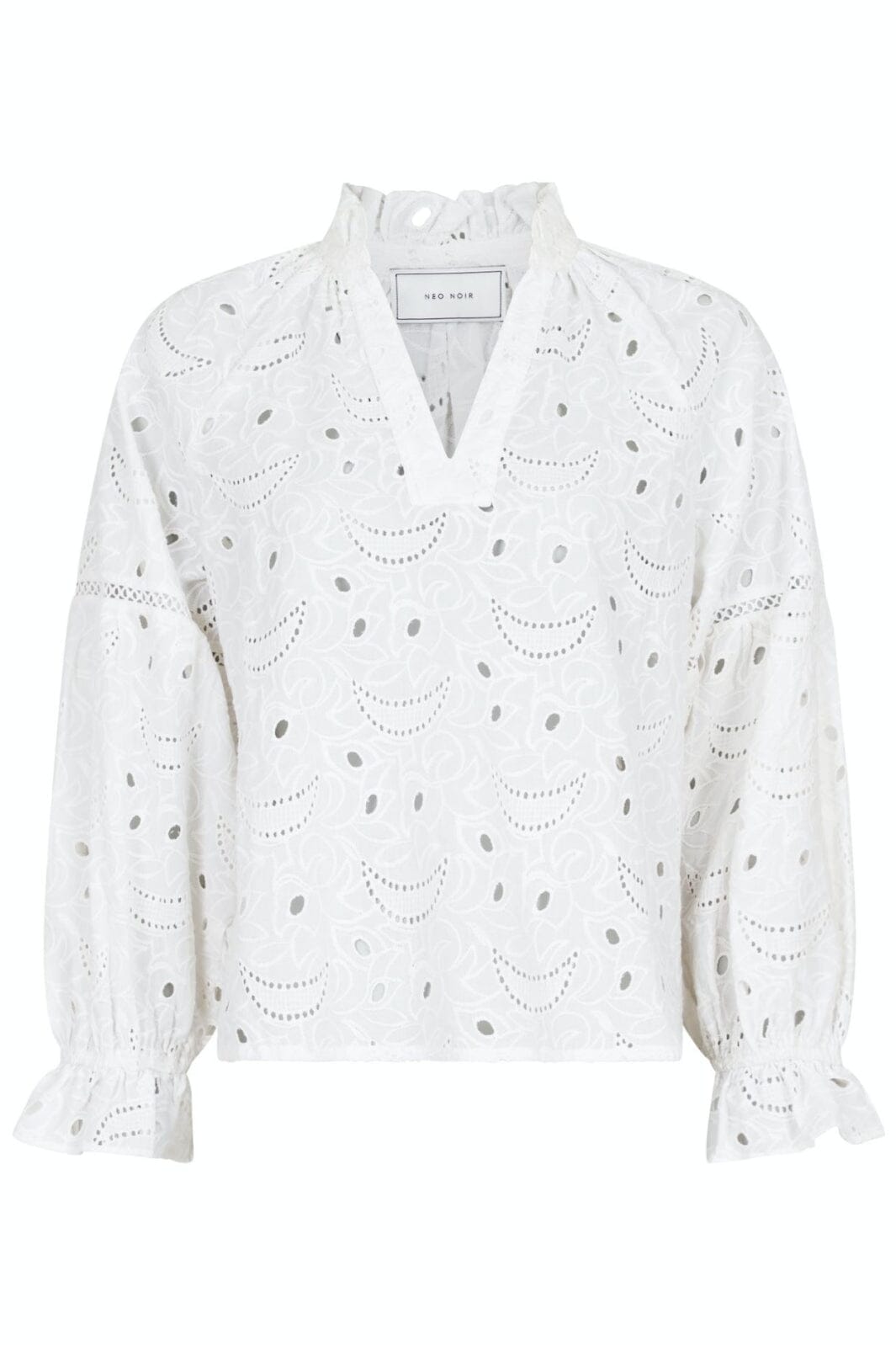 Neo Noir - Micah Emb Blouse - White