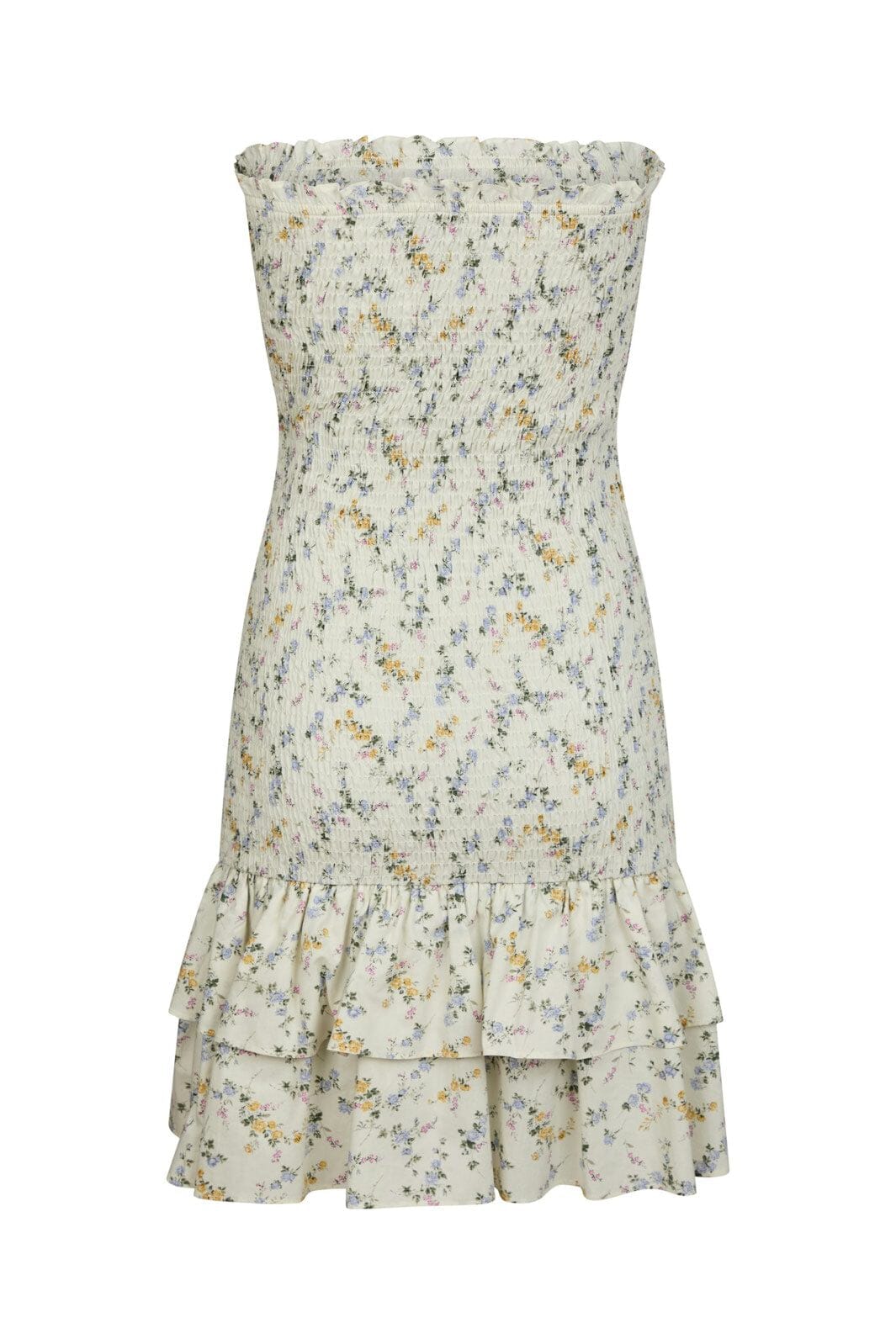 Neo Noir - Mikka Smock Print Dress 164929 - 122 - Creme