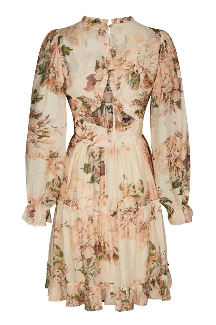 Neo Noir - Miller Mega Floral Dress 166000 - 946 - Peach Blossom