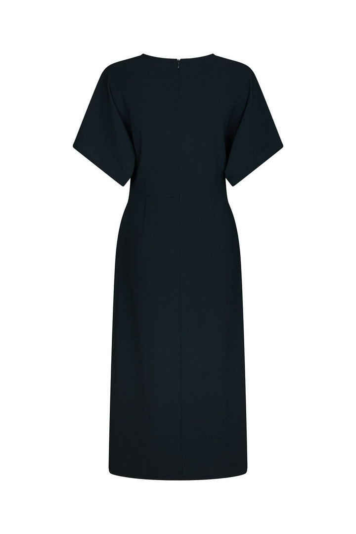 Neo Noir - Miloine Drape Dress 166132 - 141 - Navy
