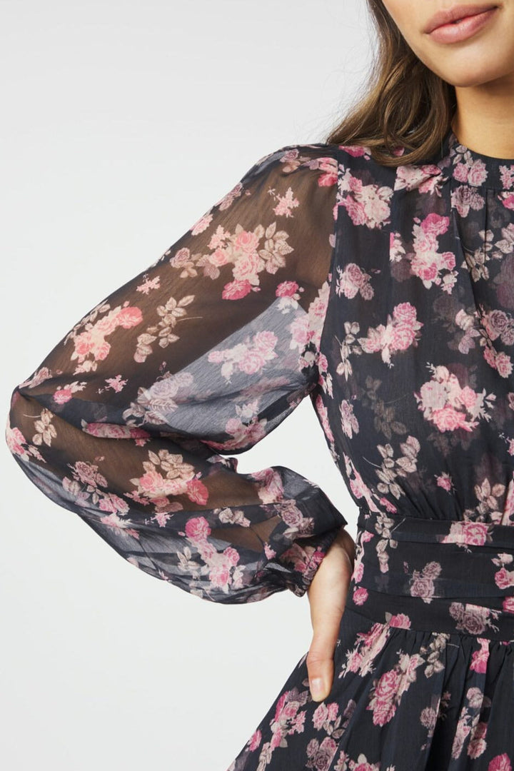 Neo Noir - Mio Marigold Dress 166834 - 702 - Dark Navy