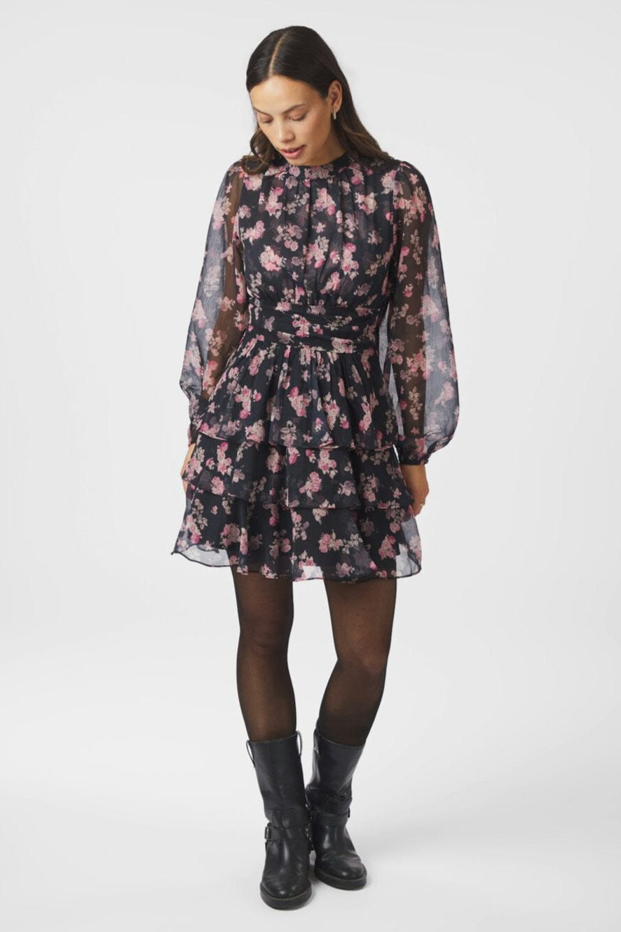 Neo Noir - Mio Marigold Dress 166834 - 702 - Dark Navy