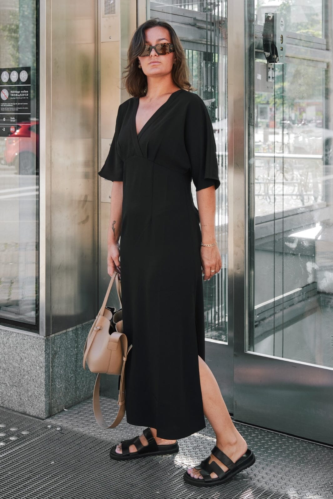 Neo Noir - Myran Solid Dress - Black Kjoler