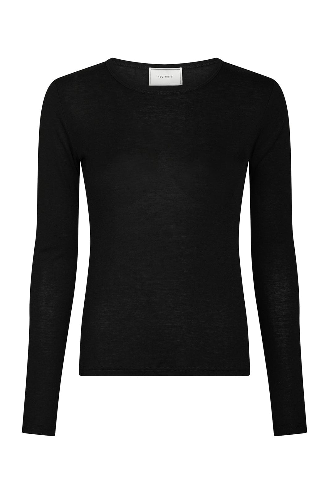 Neo Noir - Nella Fine Rib Blouse 167271 - 100 - Black