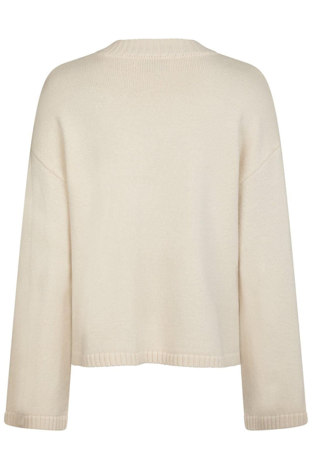 Neo Noir - Nello Button Knit Blouse 164512 - 124 - Ivory