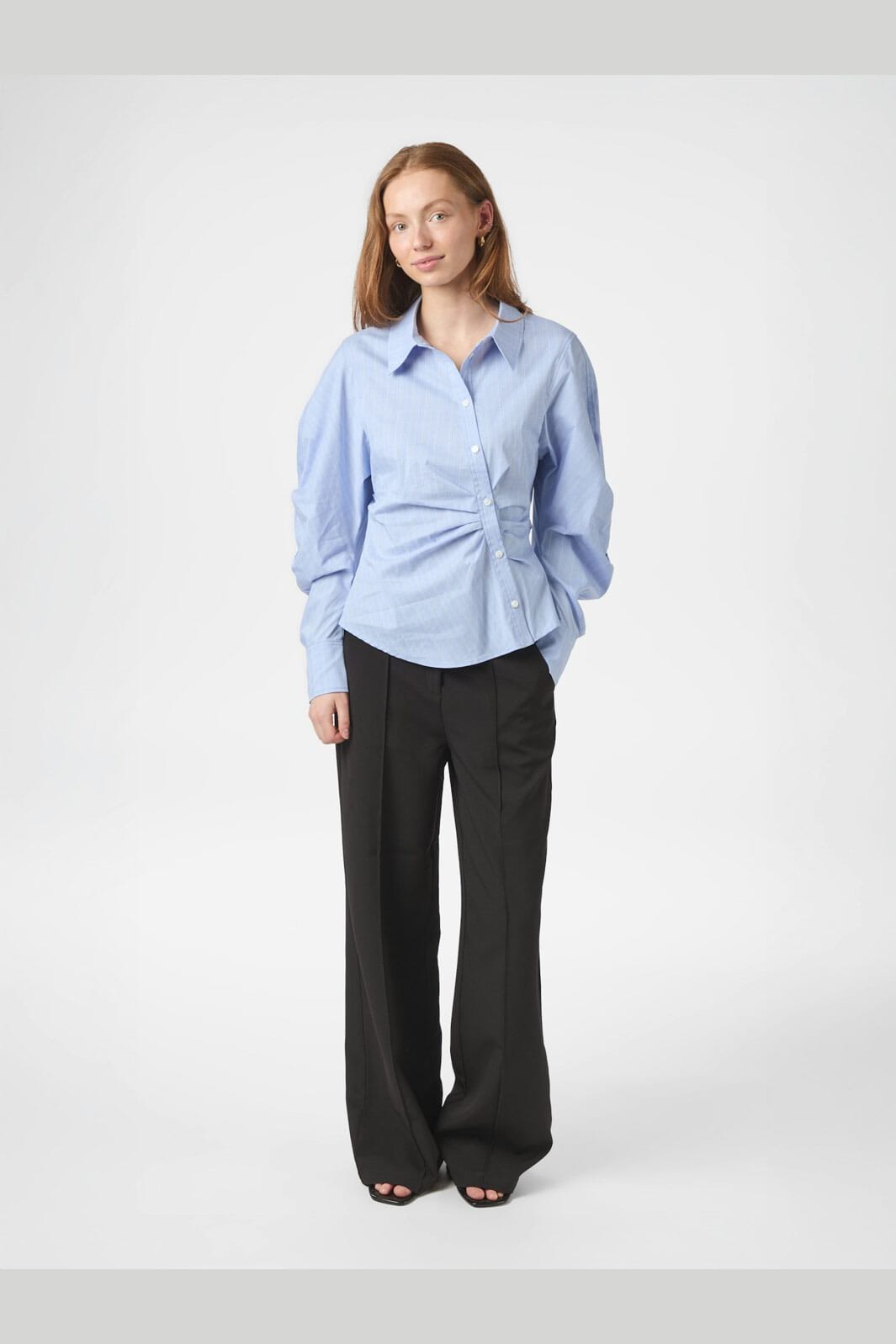 Neo Noir - Neoella Flannel Shirt 166080 - 145 - Light Blue