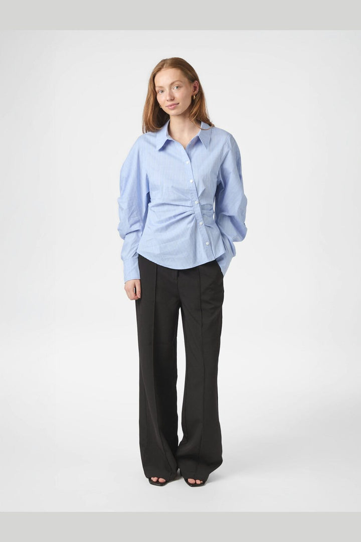 Neo Noir - Neoella Flannel Shirt 166080 - 145 - Light Blue