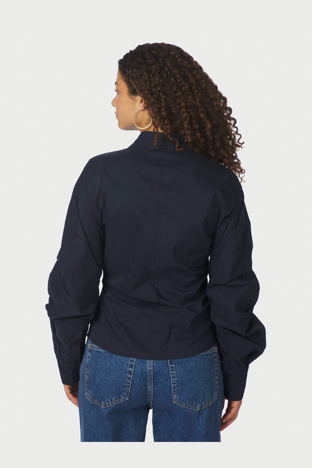 Neo Noir - Neoella Solid Shirt 167252 - 141 - Navy