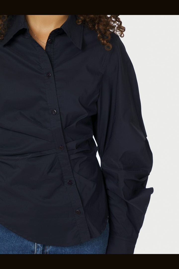 Neo Noir - Neoella Solid Shirt 167252 - 141 - Navy