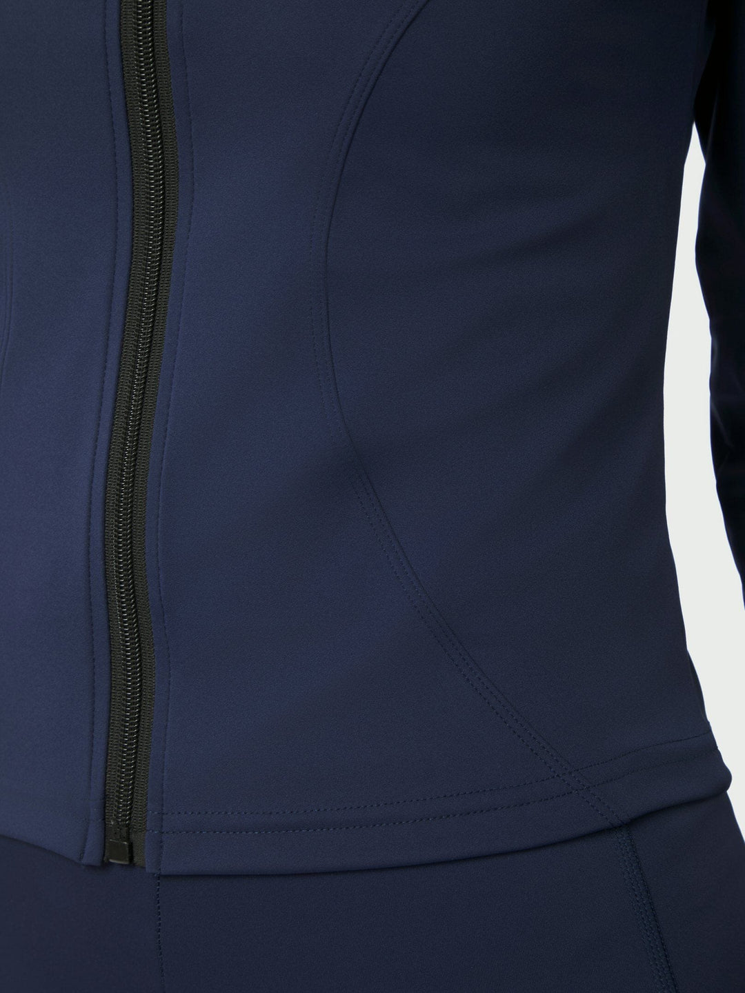 Neo Noir - Nolana Zip Blouse 167175 - 141 - Navy Bluser