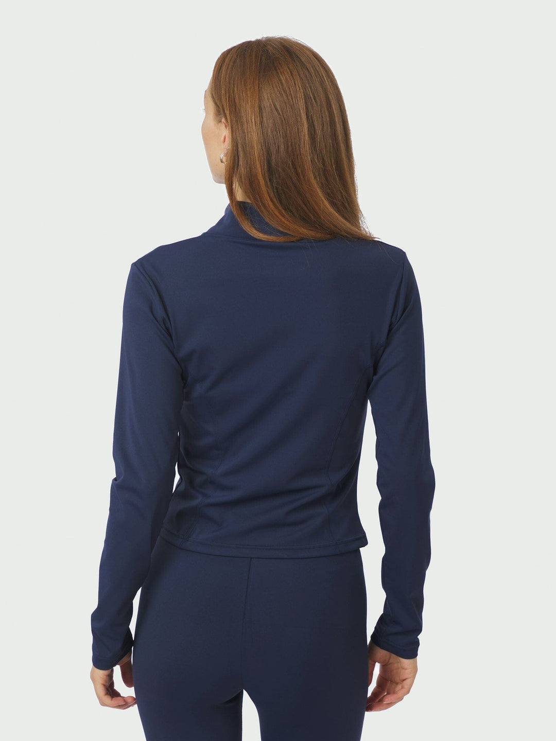 Neo Noir - Nolana Zip Blouse 167175 - 141 - Navy Bluser