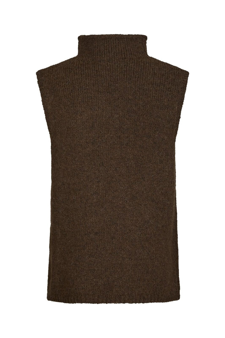 Neo Noir - Odelia Knit Top 161753 - 205 - Brown Melange