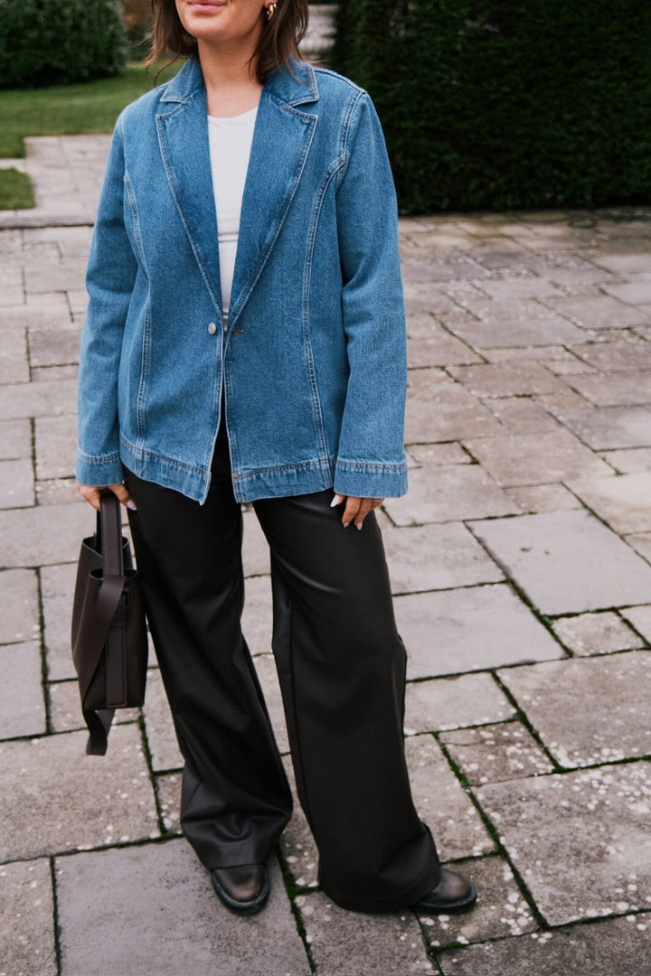 Neo Noir - Pinur Faux Leather Pants 164609 - 100 - Black