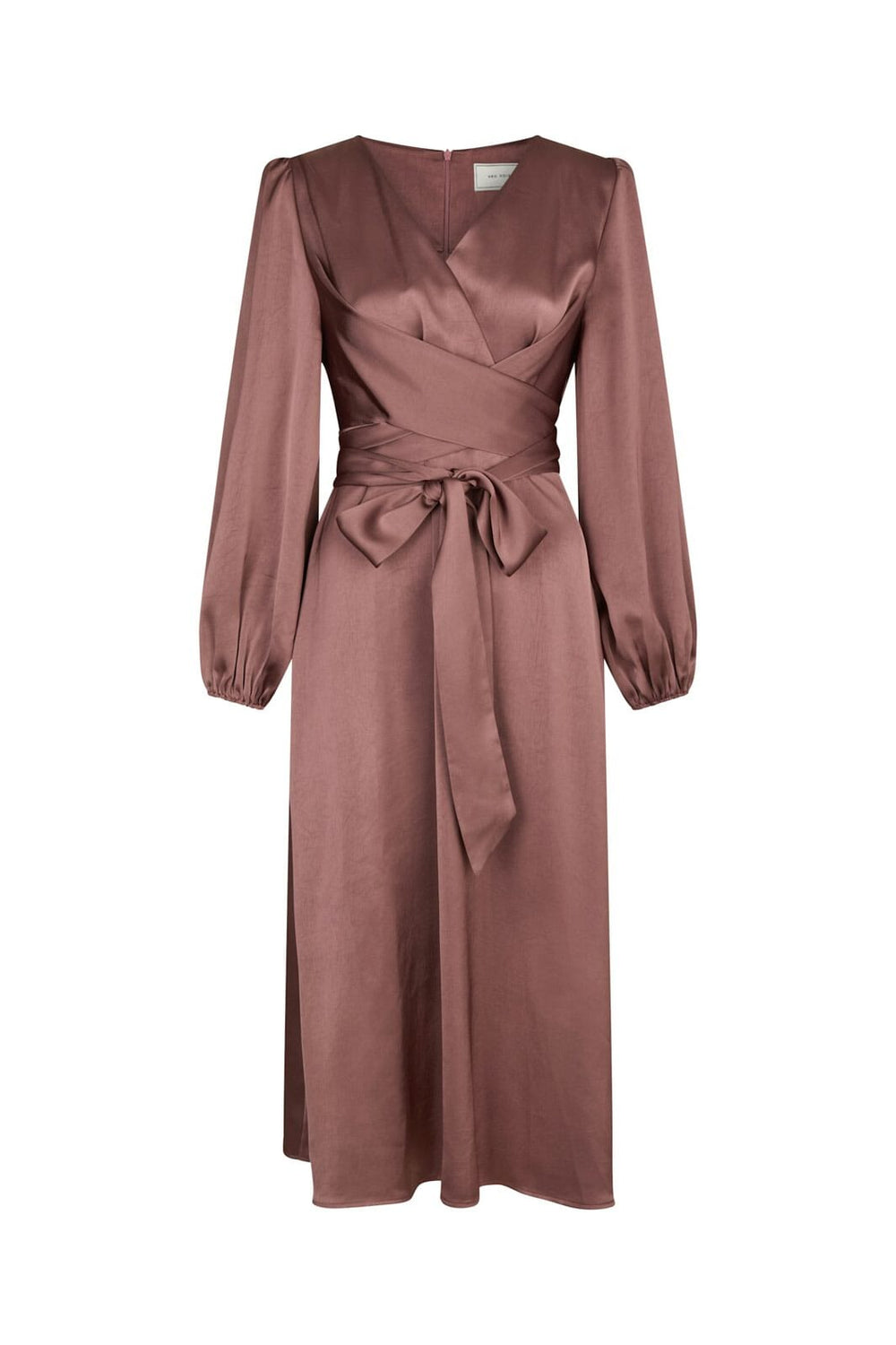 Neo Noir - Rimini Heavy Sateen Dress 163039 - 393 - Dark Rose