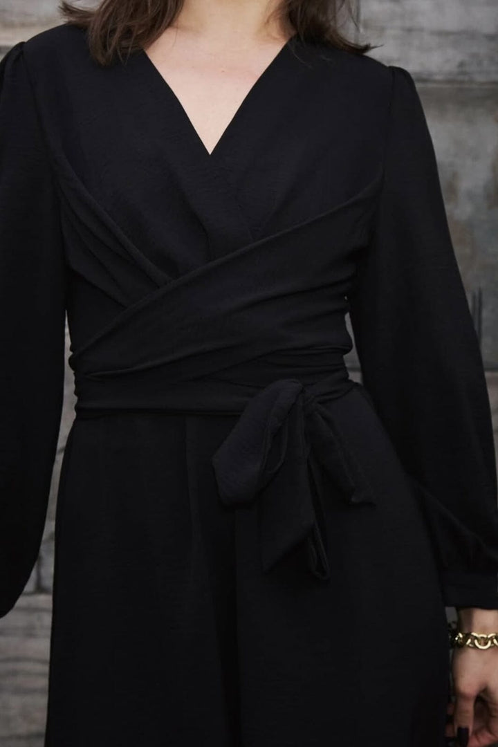 Neo Noir - Rimini Structure Dress 163993 - Black Kjoler