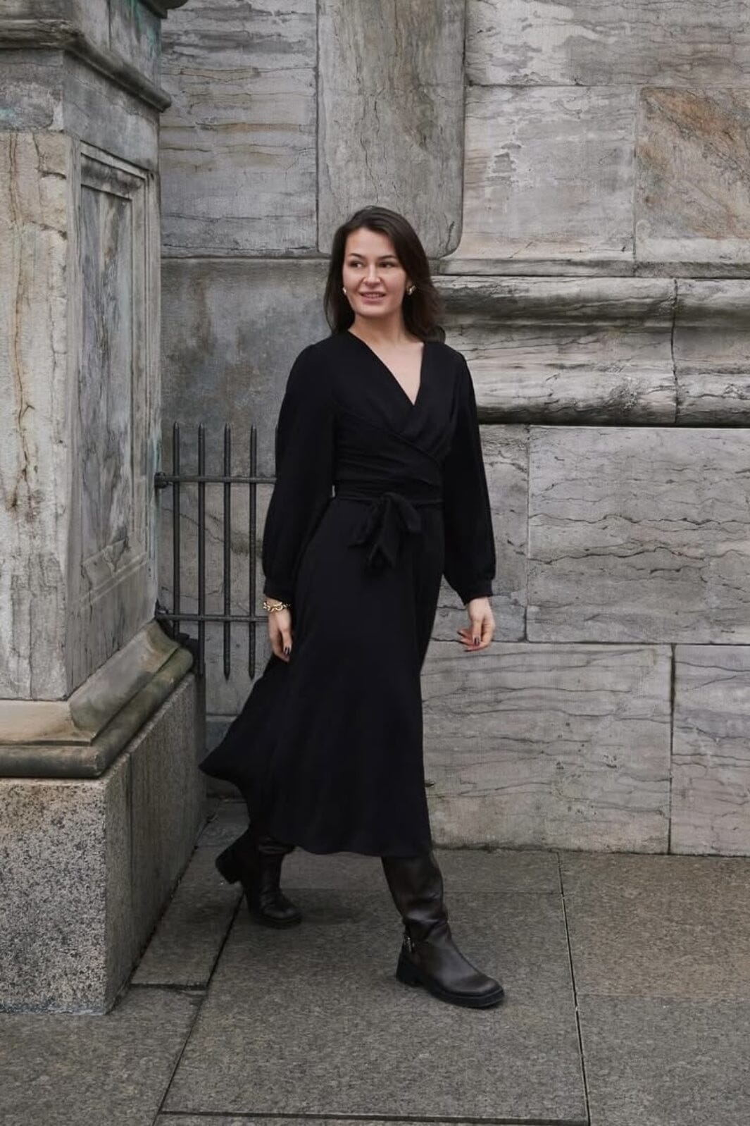 Neo Noir - Rimini Structure Dress 163993 - Black Kjoler