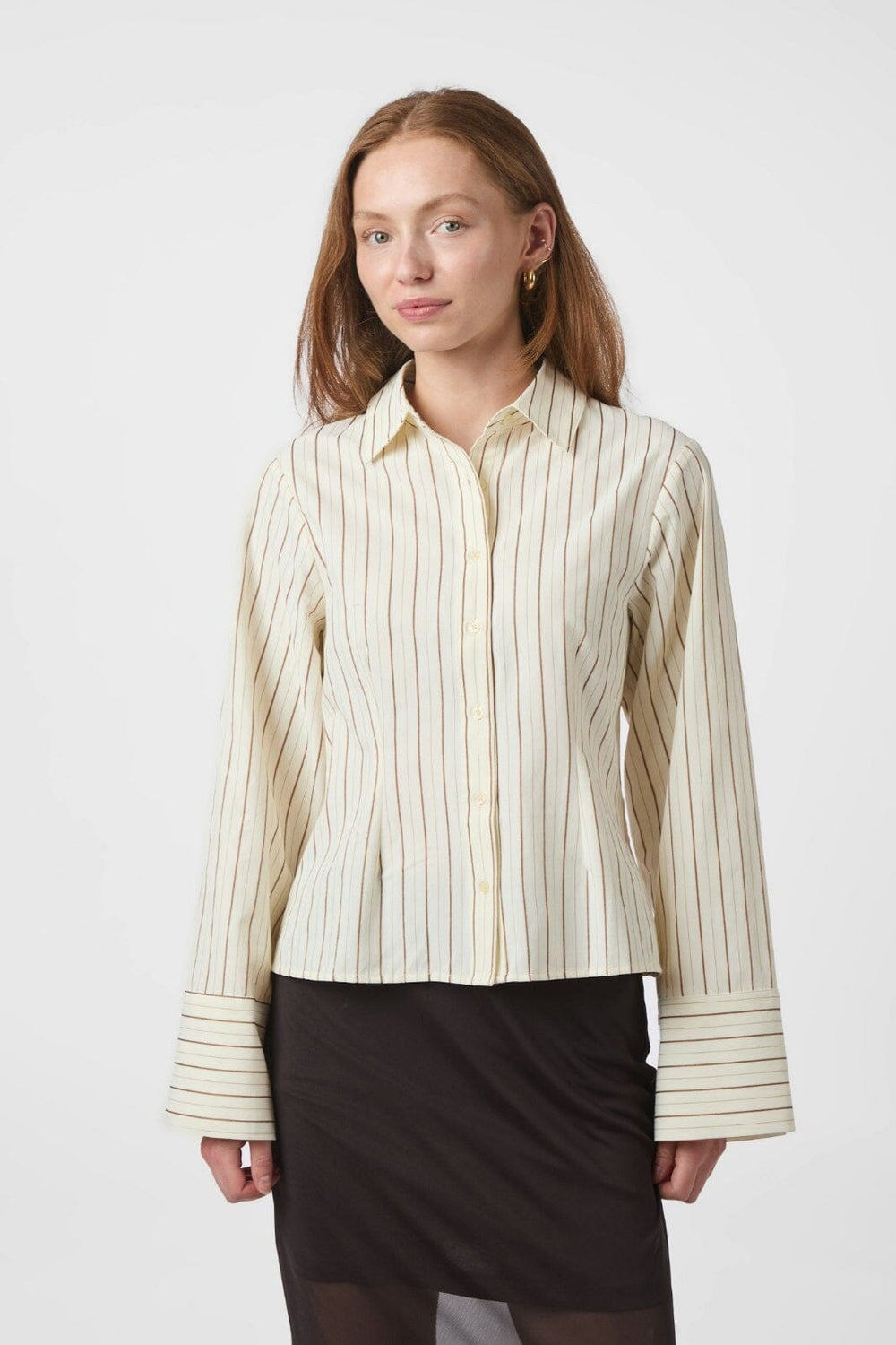 Neo Noir - Rosa Solid Shirt 163652 - 213 - Sand