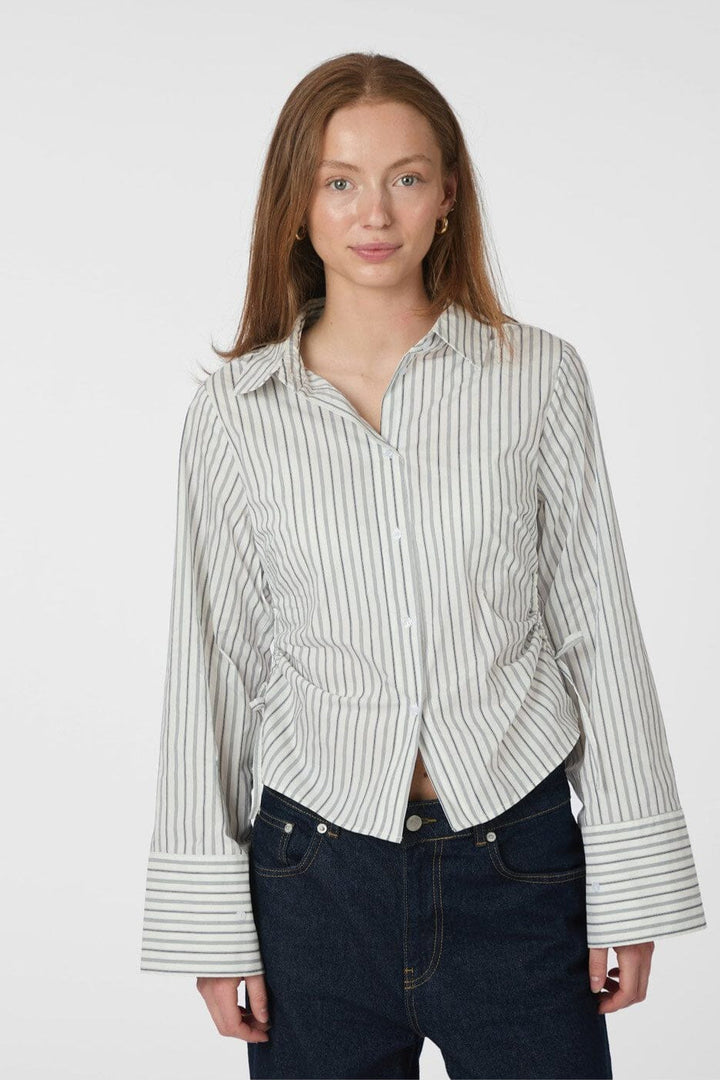 Neo Noir - Rudy Stripe Shirt 166238 - 702 - Dark Navy