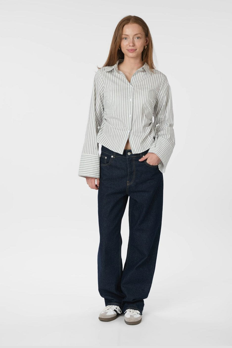 Neo Noir - Rudy Stripe Shirt 166238 - 702 - Dark Navy