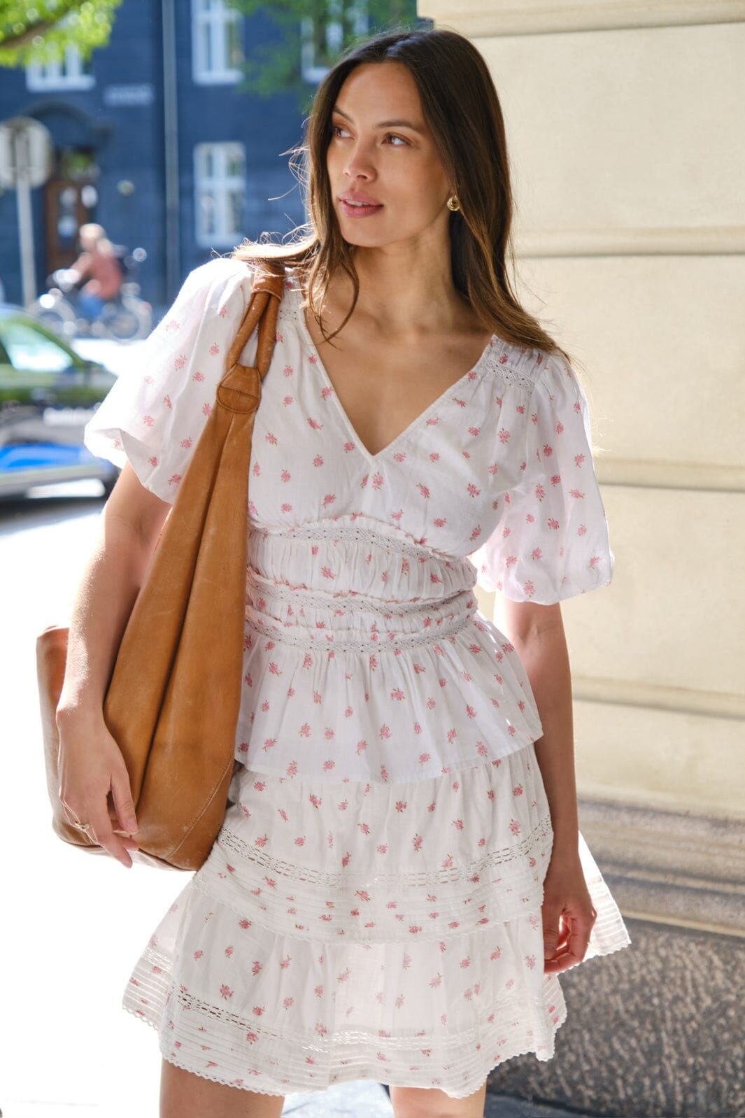 Neo Noir - Sapura Fleurie Blouse 165289 - 165 - Rose Bluser