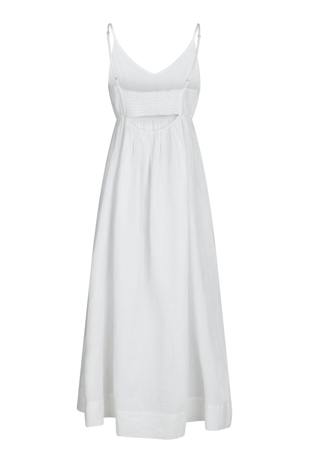 Neo Noir - Savani Long Linen Dress 165480 - 120 - White