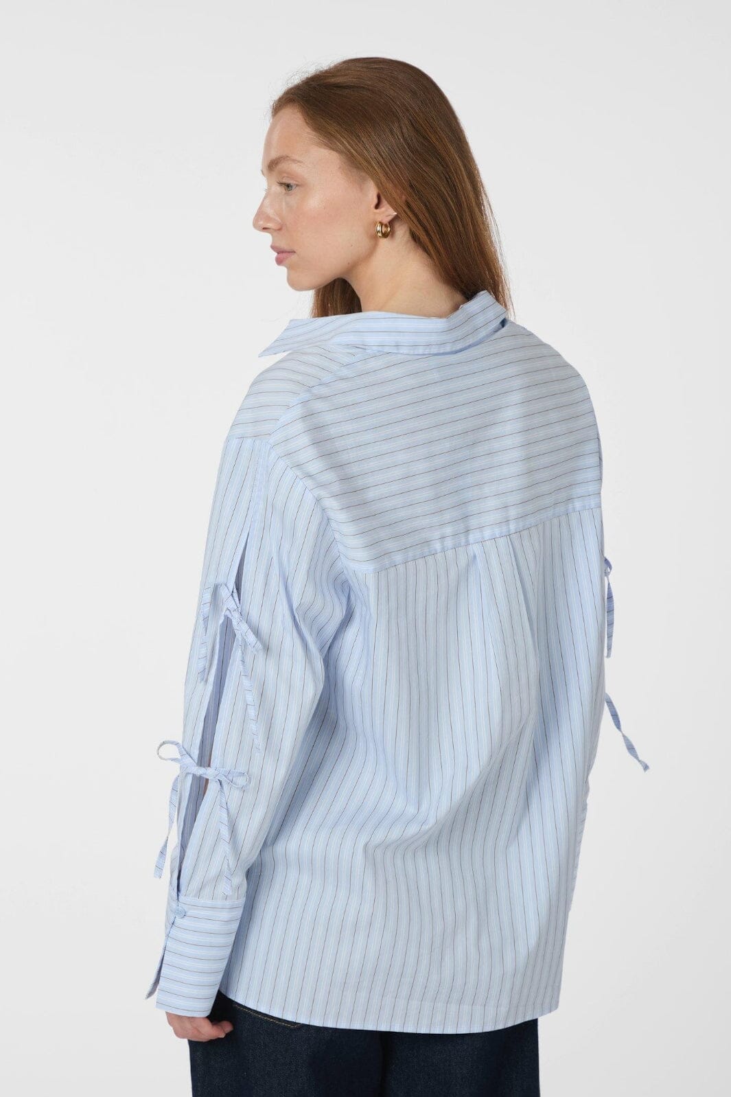Neo Noir - Selini Multi Stripe Shirt 165889 - 145 - Light Blue