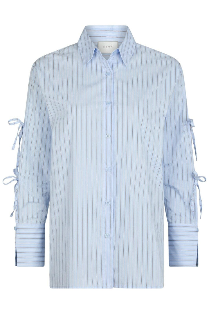 Neo Noir - Selini Multi Stripe Shirt 165889 - 145 - Light Blue