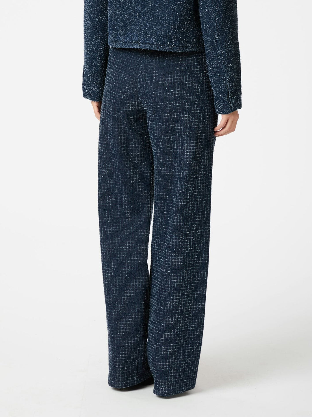 Neo Noir - Shaya Denim Structure Pants 164345 - Dark Blue Bukser