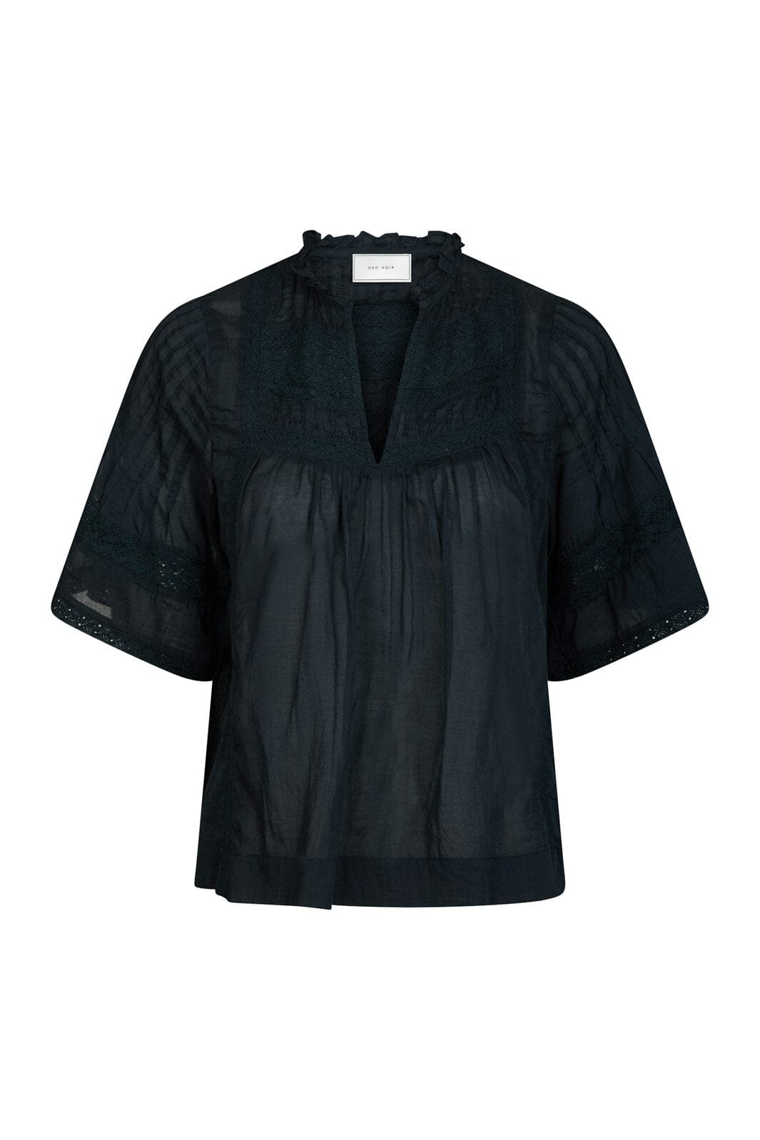 Neo Noir - Siama S Voile Blouse 164703 - 141 - Navy