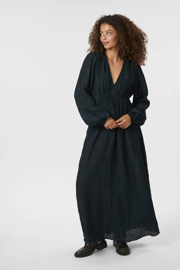 Neo Noir - Silfi Crepe Dress 166670 - 141 - Navy