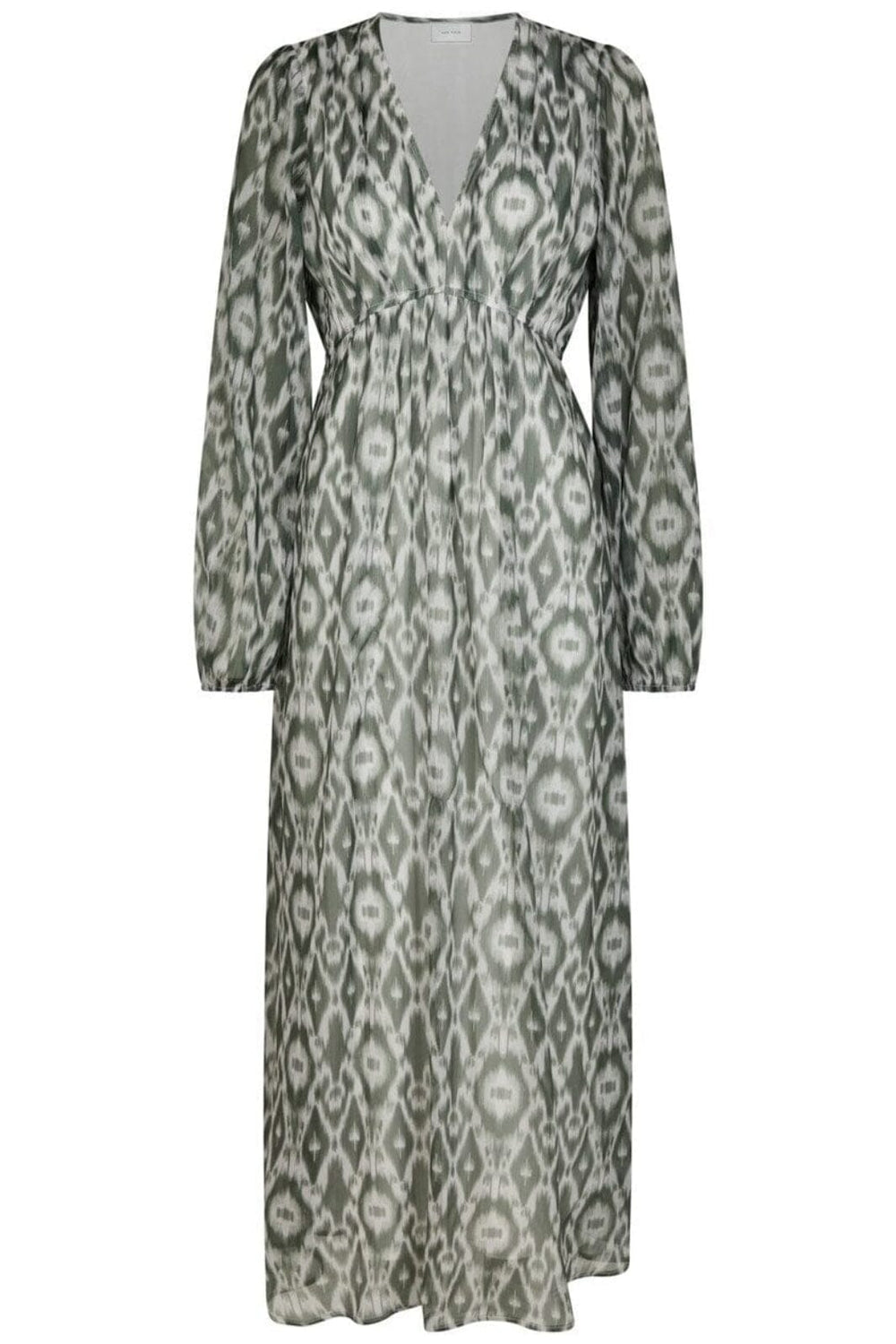 Neo Noir - Silfi Graphic Fade Dress 166049 - 723 - Dusty Green Kjoler