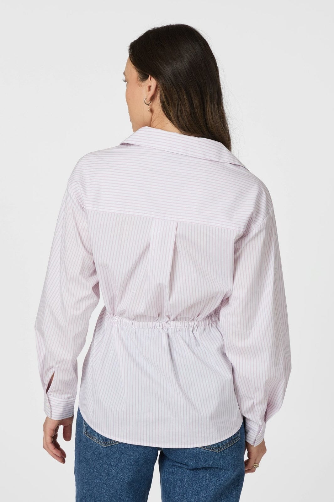 Neo Noir - Solei Small Stripe Shirt 165828 - 754 - Light Pink