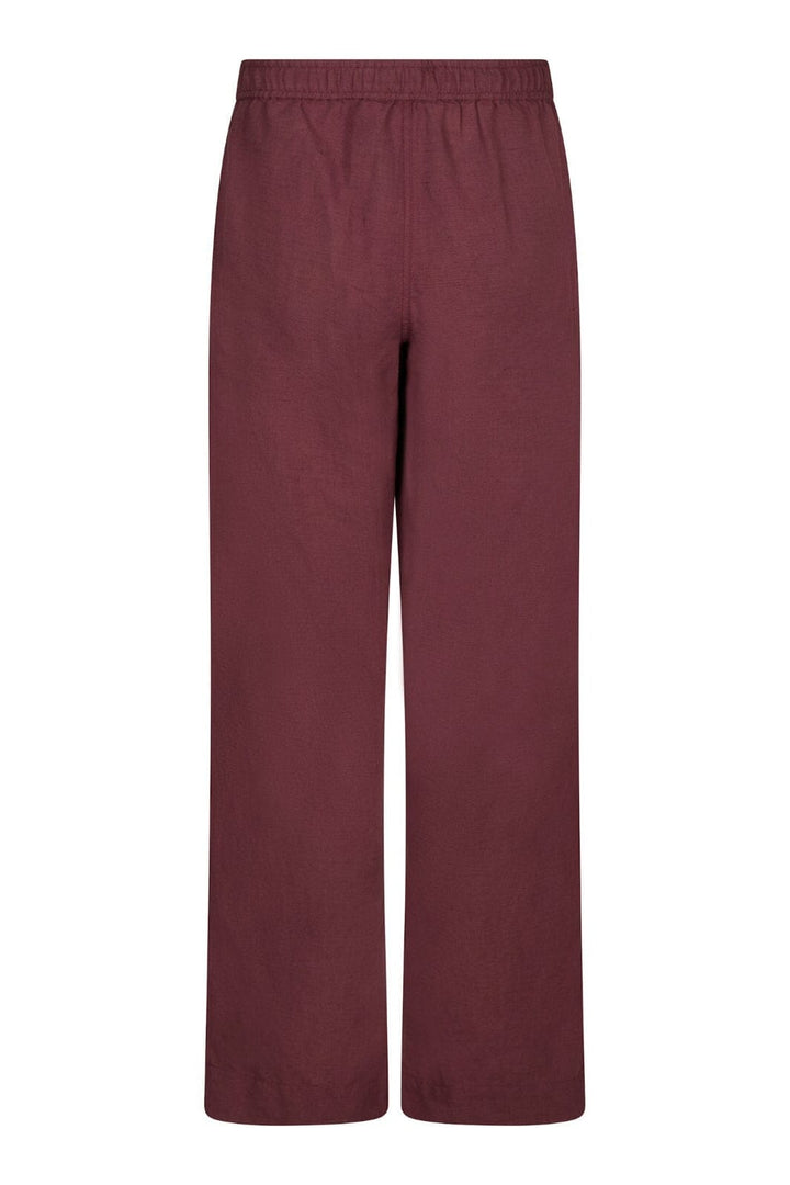 Neo Noir - Sonar Linen Pants 158949 - 393 - Dark Rose