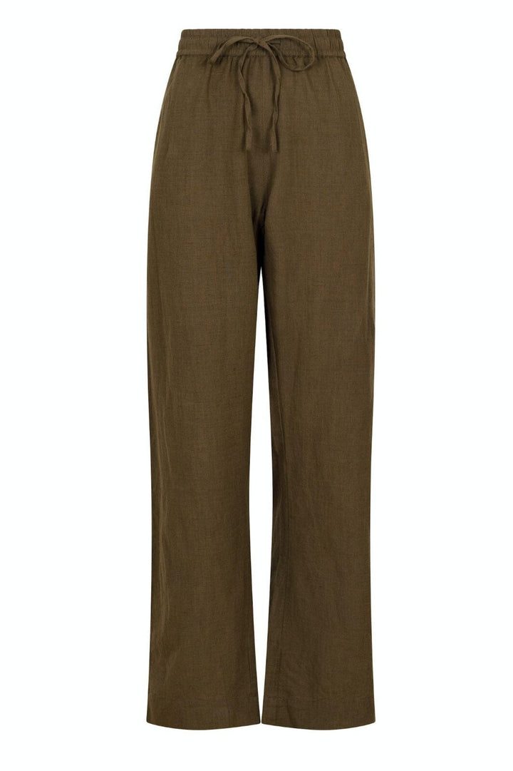 Neo Noir - Sonar Linen Pants - Army