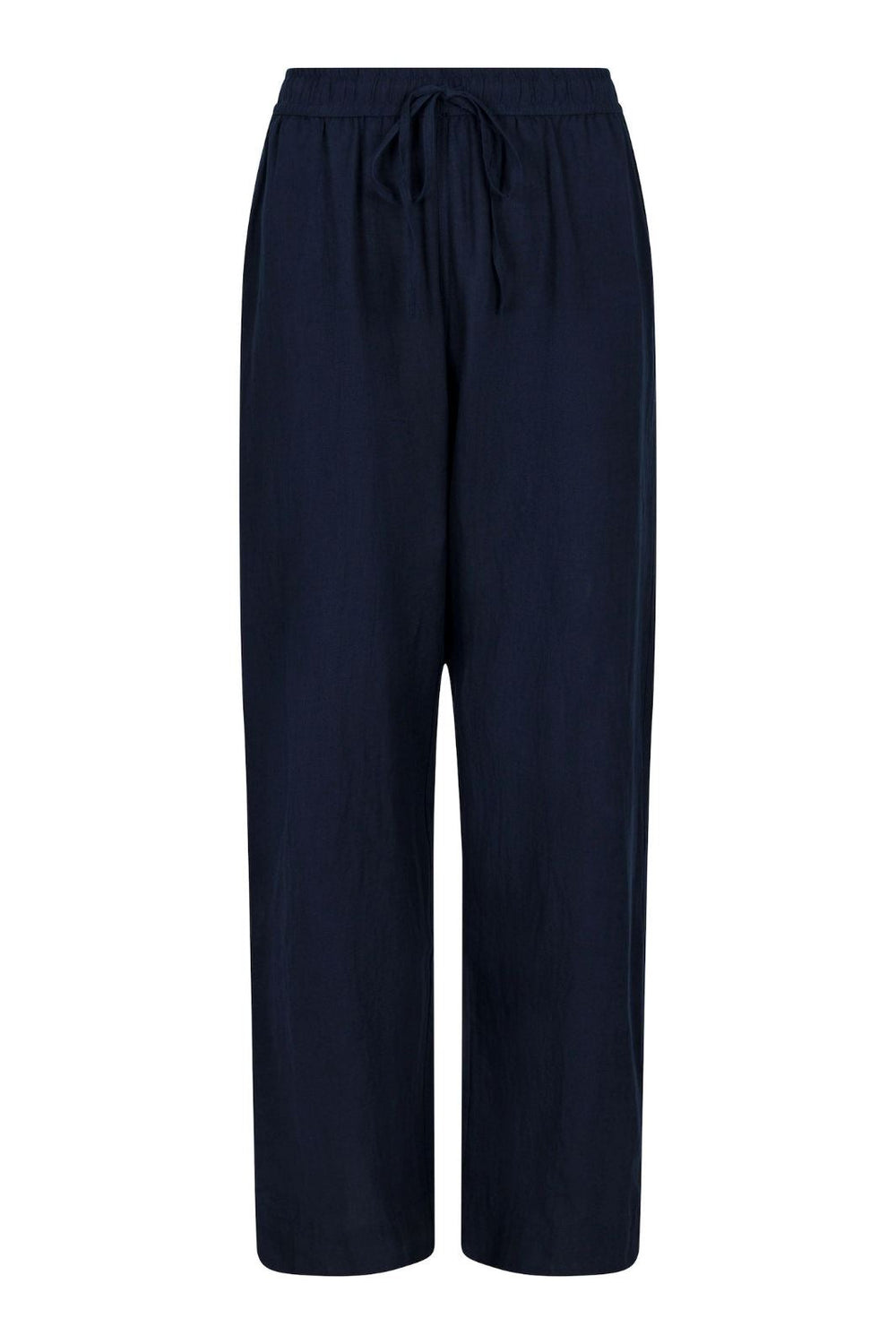 Neo Noir - Sonar Linen Pants - Navy Bukser