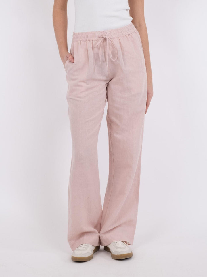Neo Noir - Sonar Linen Pants - Rose Smoke
