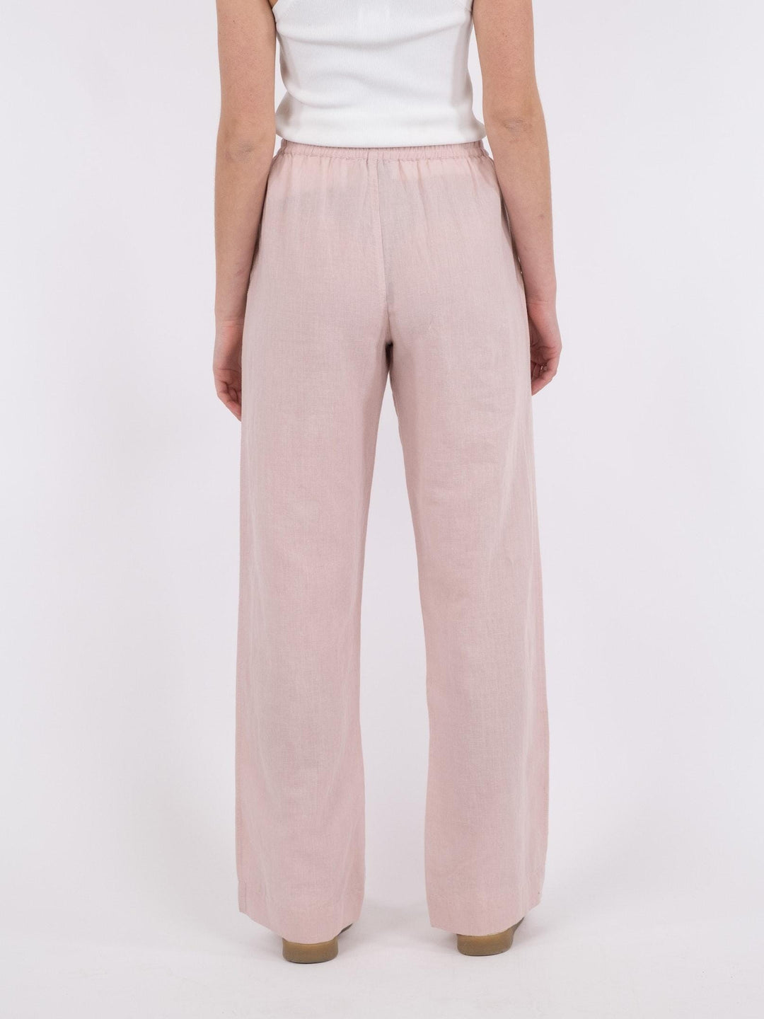 Neo Noir - Sonar Linen Pants - Rose Smoke