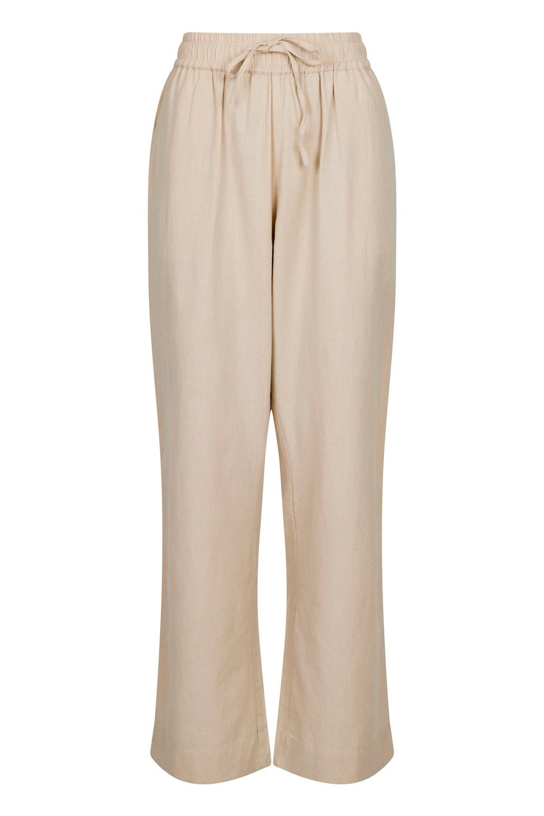 Neo Noir - Sonar Linen Pants - Sand Bukser