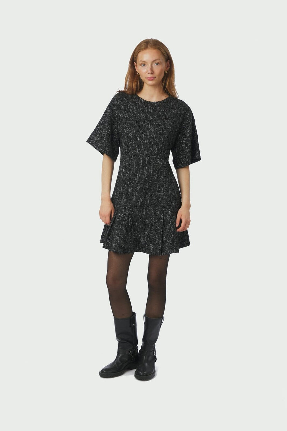 Neo Noir - Susie Boucle Dress 167094 - 100 - Black