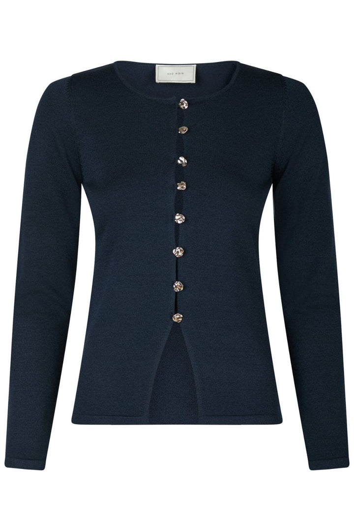 Neo Noir - Teller Knit Blouse 163878 - Dark Navy Bluser