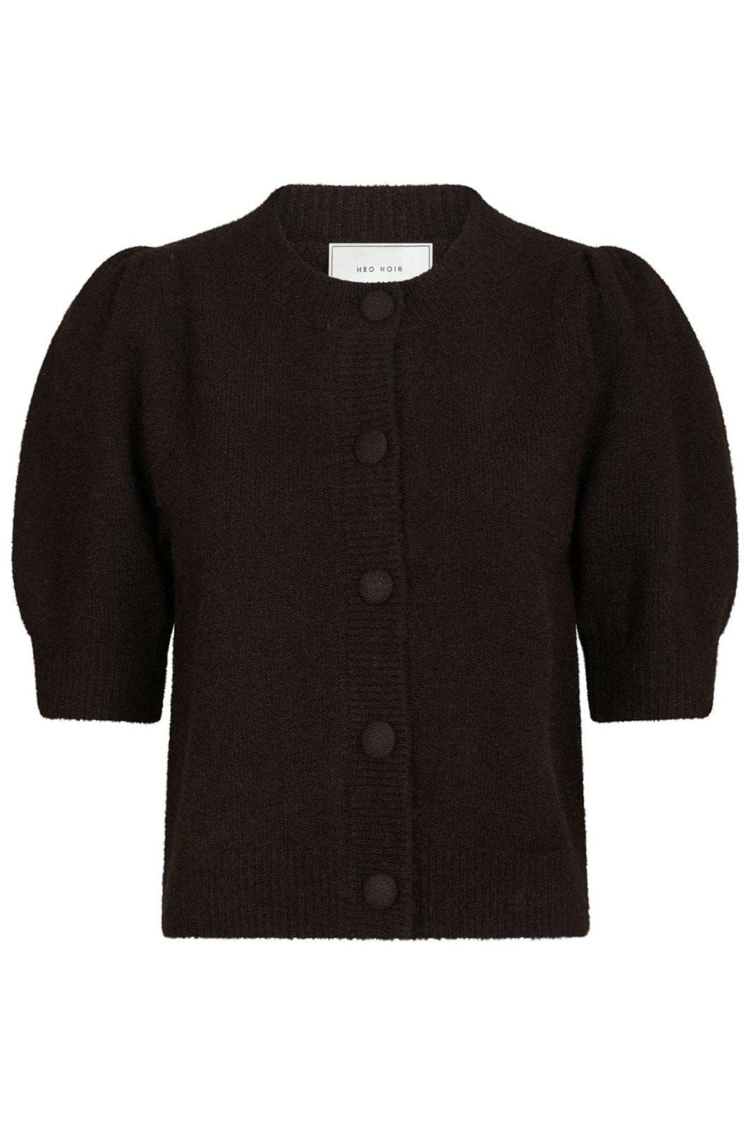 Neo Noir - Trudy Knit Cardigan 160760 - 676 - Dark Brown