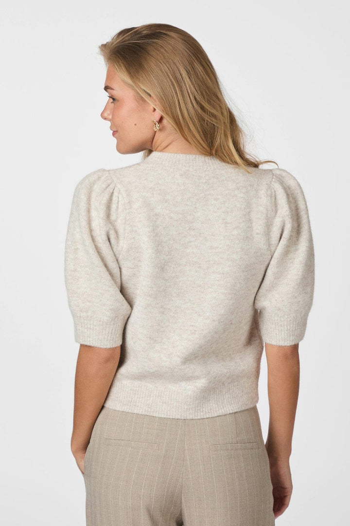 Neo Noir - Trudy Knit Cardigan 160760 - 976 - Beige Melange